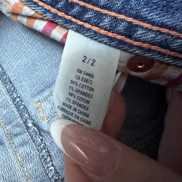 American Eagle LOW RISE Vintage Y2K Denim Shorts - Picture 4 of 8